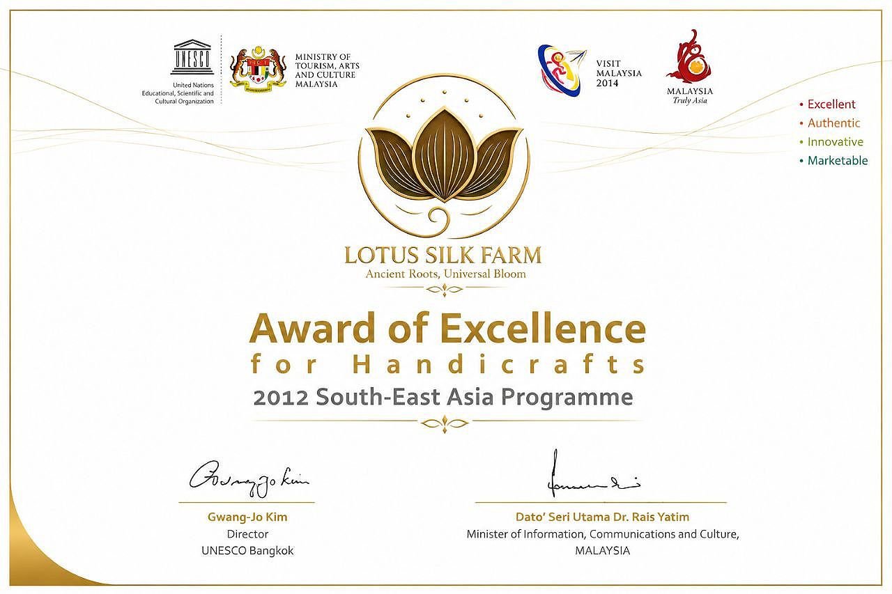 Lotus Farm Award of Excellence for Handicrafts