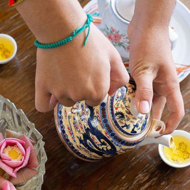 Ferme du Lotus Thé lotus