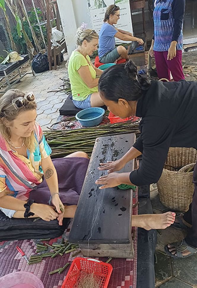 Ferme de soie de Lotus Package Artisan immersion